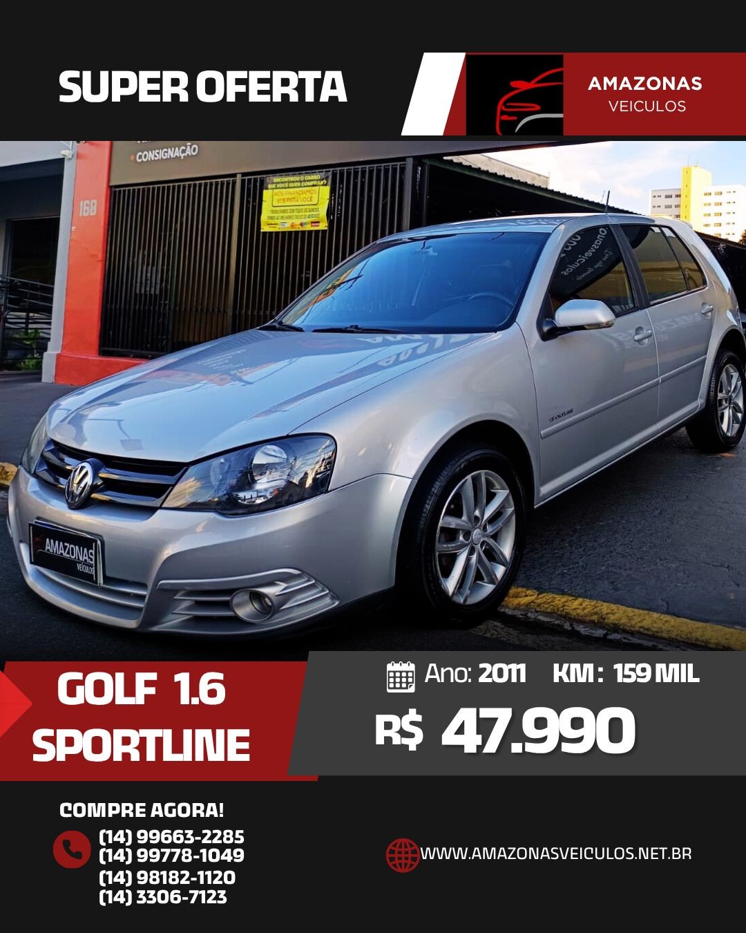 GOLF SPORTLINE 1.6   – COMPLETO