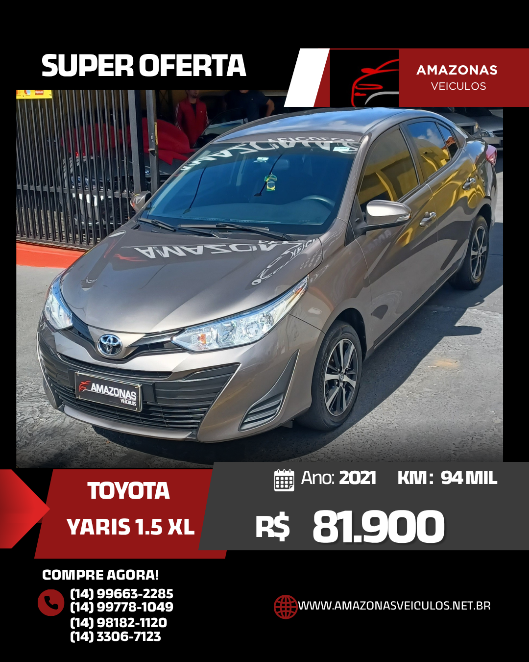 YARIS 1.5 XL SEDAN CVT