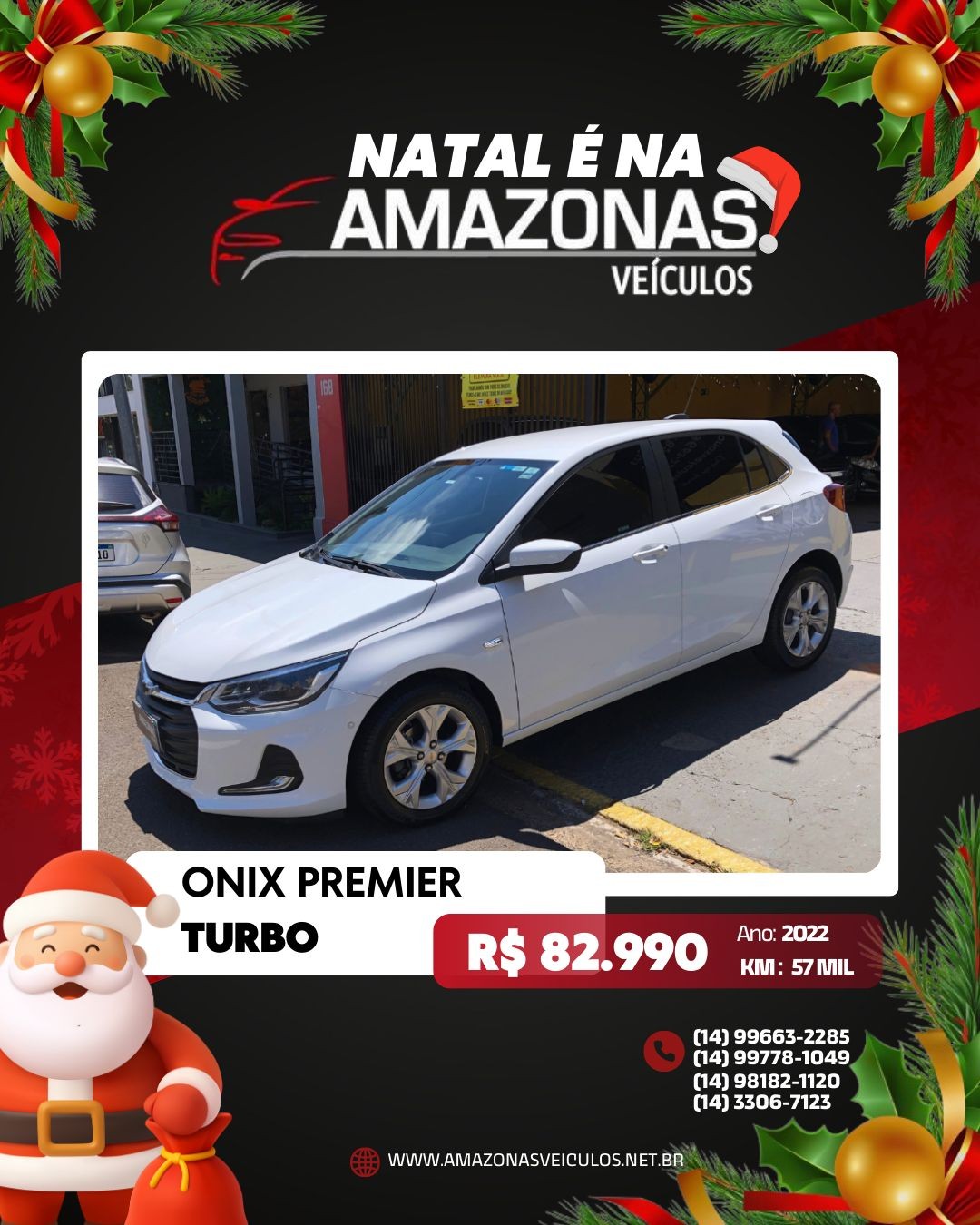 ONIX 1.0 TURBO PREMIER – AUTOMÁTICO