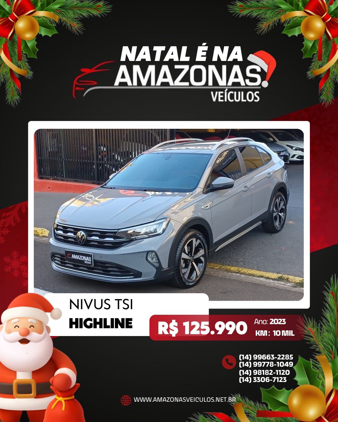 VW / NIVUS HL TSI 1.0 HIGHLINE AUTOMÁTICO COMPLETO - CINZA MOONSTONE