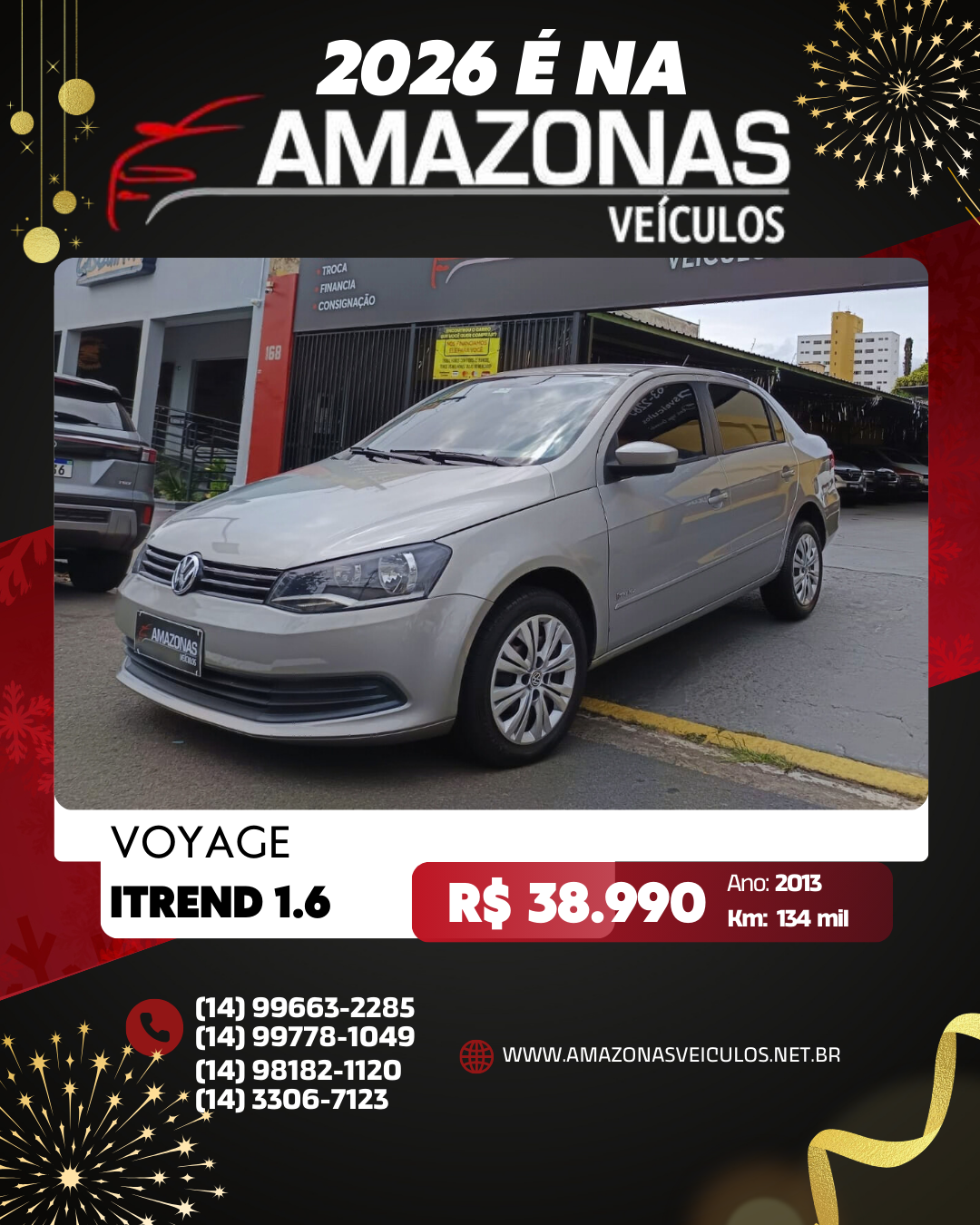 VW /  VOYAGE ITREND  1.6  - COMPLETO