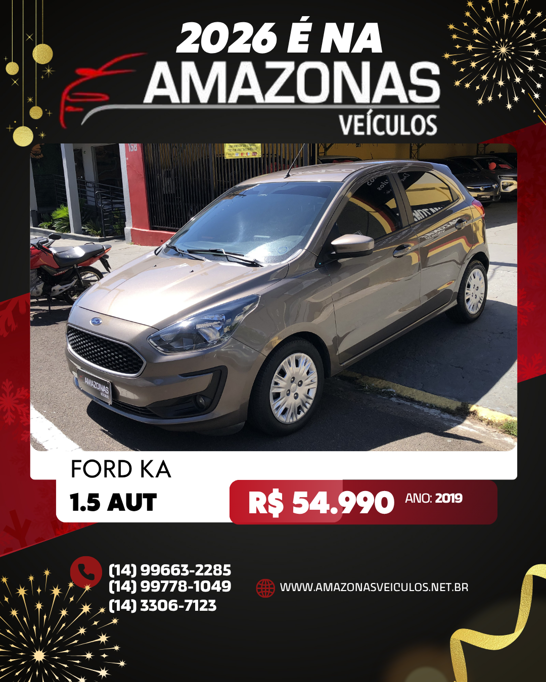 FORD / KA SE 1.5 - AUTOMÁTICO - COMPLETO